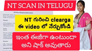 how to read nt scan report in telugu || nt scan in telugu || 3rd month scan report telugu