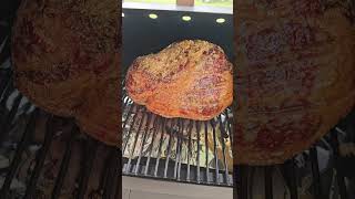 Smoking a Honey Ham on my new Pit Boss Grills #pitboss #pitbossnation #smokedmeat #honeyham
