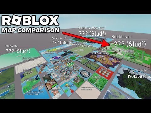 Roblox Experience Map Size Comparison 🌎🌍🌏