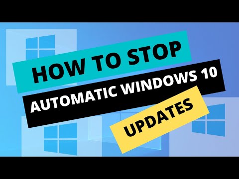 How to stop automatic update on windows 10 (Quick guide)