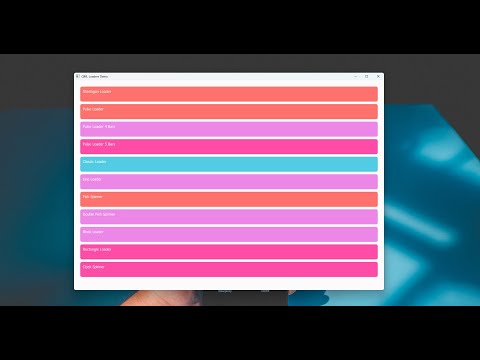 QML Custom Busy Indicator Loaders