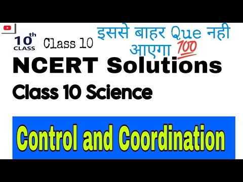 Class 10 Biology Chapter 7 | Control and Coordination | Most Important Question Answer  | Class 10