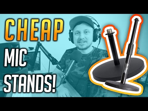Best Cheap Desktop Mic Stands for Podcasting & Live Streaming (InnoGear Scissor Arm Review)