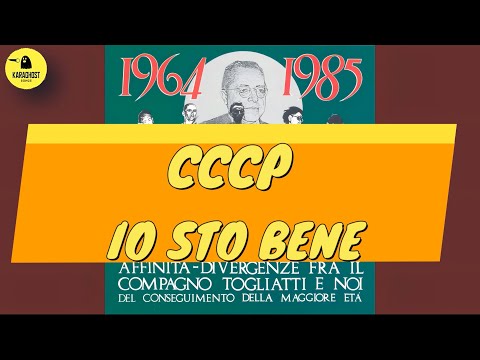 CCCP - Io Sto Bene - Karaoke