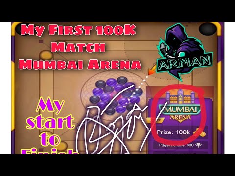 First 100K | MUMBAI Arena | Start 2 Finish |CarromDiscPool |