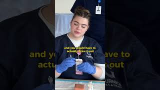 TB testing on a pad. To Bleb or Not to Bleb 💉 #NursingSkills #PracticeTime #HowTo
