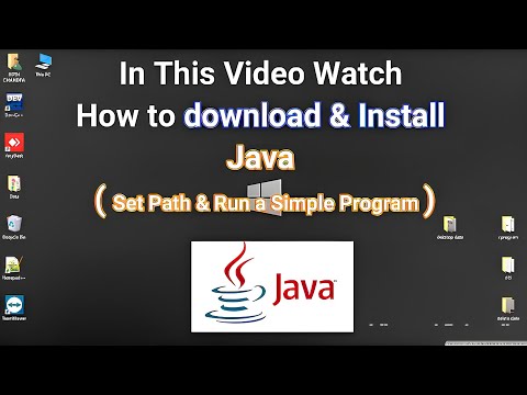 Easiest way to download and path set up of Java JDK 21 in Telugu