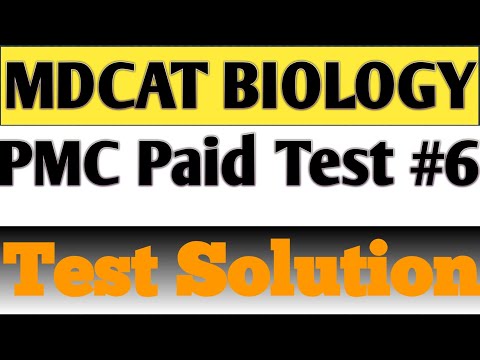 PMC Paid test-6 || MDCAT PMC || Biology MCQS Solved