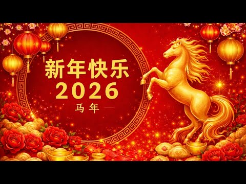 Happy Chinese New Year 2026 🧧 Year of the Horse 🐎 | Festive CNY Music