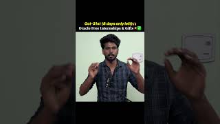 Oracle free Internships & certifications💥🙌✅ #ai #internship #chatgpt #gemini #tech #hacks