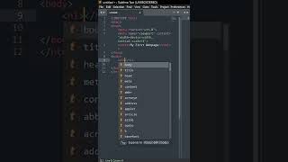 How to Make Your First Website in 30 seconds | How to Code #HTML #Shorts #coding  #webdevelopment