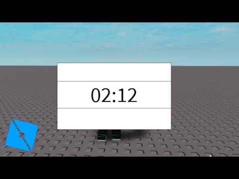 GUI Timer In Roblox Studio
