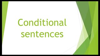 Conditional sentences | English Grammar for competitive tests | First/Second/Third condition
