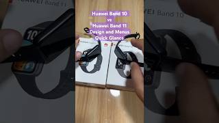 Huawei Band 11 vs Huawei Band 10 Comparison of Design and Menus - Quick Glance