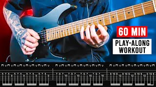 60 MIN GUITAR PRACTICE ROUTINE - picking, finger exercises & more