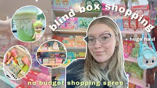 BLIND BOX SHOPPING 📦⭐️| shop with me for sonny angels, labubus and more + HUGE UNBOXING