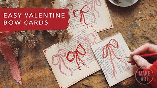 Easy To Make Valentine's Day Card | Beginner-Friendly Watercolor Tutorial