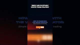 Simple and Profitable Vortex Trend Strategy! #shorts