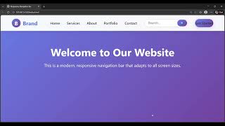 Navbar | Internship project | Technohacks