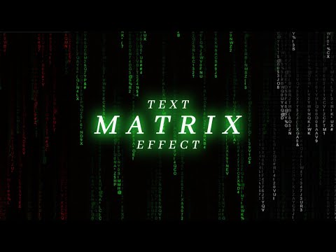 Create a Matrix Text Effect Using Html , CSS & JS | Dev Tech