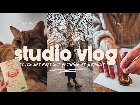 STUDIO WEEKLY VLOG #1 l Organisation, UGC et week-end à Londres ✨
