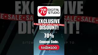 TC Digital Studio Sitewide Code! #DigitalSolutions #OnlineServices #LearnAndGrow #TechUpgrades
