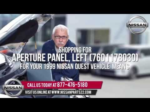 Nissan Part # 760117B030 | 1999 Nissan Quest Aperture Panel, Left