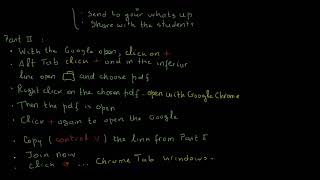 SHARING PDF THROUGH GOOGLE MEET (SEE THE OBSERVATIONS BELOW)