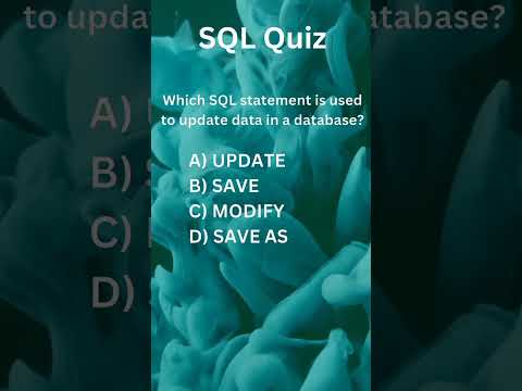 SQL Quiz- Wait till last for answer