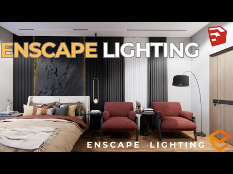 How to improve lighting in Enscape #enscape #lighting #animation #interiordesign