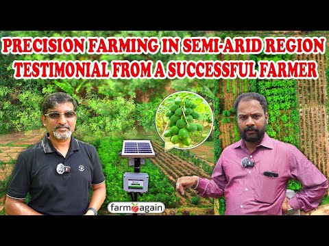 Precision farming in semi-arid region | Testimonial from a Successful Farmer | Country Farm English