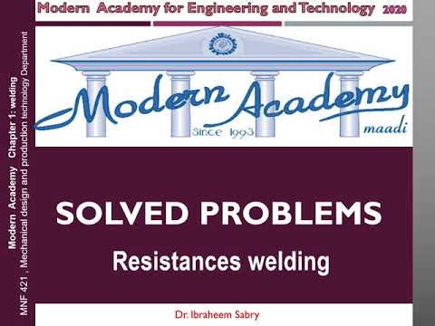 MNF421 Joining Process Week 9 ‎ solved problem