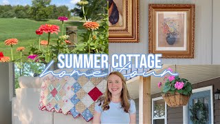 SUMMER COTTAGE HOME AND GARDEN TOUR 2025 | DECORATING OUR NEW HOME FOR SUMMER 🏡👒🩵