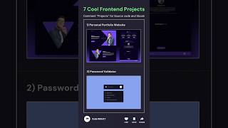 Frontend Project Ideas #coding #shorts