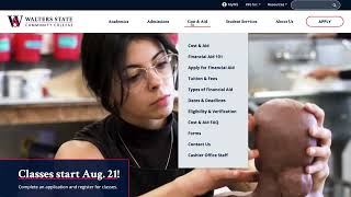 Walters State Community College Website Redesign