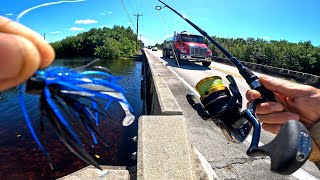 24hr Florida Everglades Roadside Canal Fishing