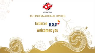 Listing Ceremony of KSH International Limited at BSE