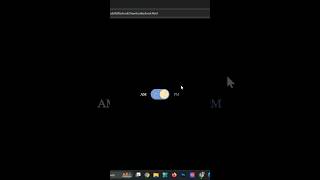 toggle button in html css javascript  #coding #html #css #toggleswitch