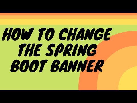 How to change spring boot banner