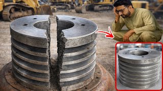 How to Make HeavyMachinery Pulley | 50 Kg Iron Se Lathe Machine Par Zero MeterPulley Kaise Tayaar Ki
