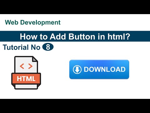 How to Add Button in HTML? - Web development clip no 08