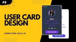 Build a VIRAL User Profile Card: HTML, CSS & JavaScript Dark Mode Toggle (2025)