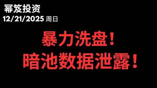 Issue 1643 of "Miji Investment" 12/21/2025: Violent market shakeout on Quadruple Witching Day, hi...
