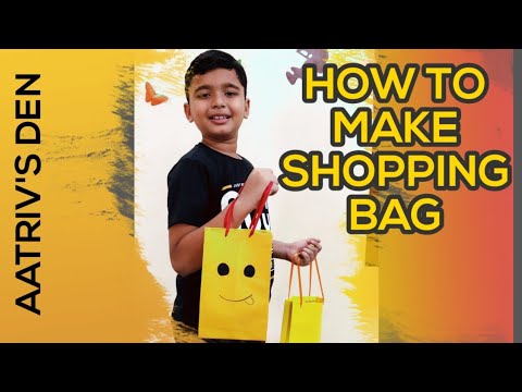 HOW TO MAKE SHOPPING BAG AT HOME | DIY | AATRIV'S DEN
