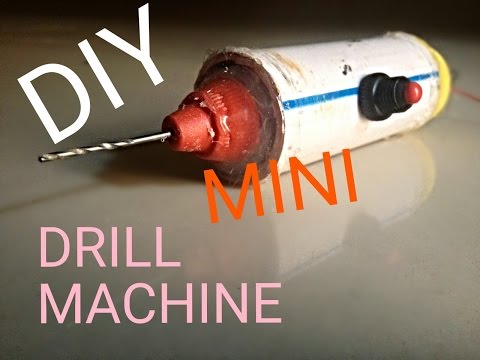 How To Make Mini DRILL MACHINE