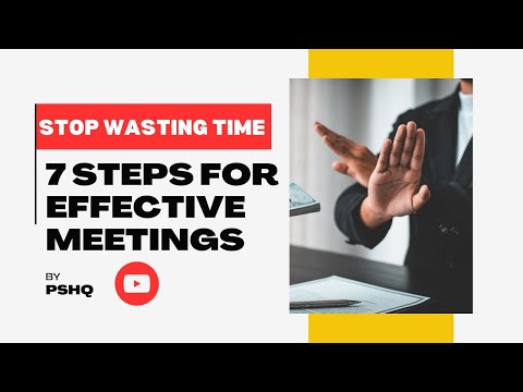 Stop Wasting Time! 7 Steps to Run Killer Meetings as a Project Manager
