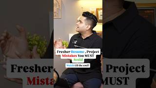 Fresher Resume & Project Mistakes You MUST Avoid #shorts #jobs #ai