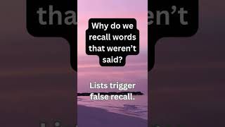 Why we remember words never spoken