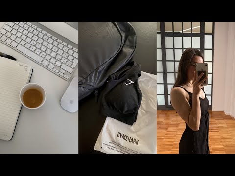 week in my life: back to routine, gymshark haul, Milan, workout with me