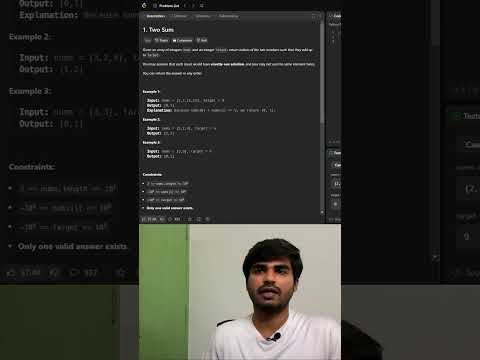 Two Sum | Leetcode problem 1 | Tamil Explanation